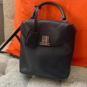 Lanvin calf leather tote and shoulder bag
